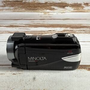MINOLTA (MN200NV) Black IR NIGHT VISION FHD 24MP VIDEO CAMERA [CAMERA ONLY]